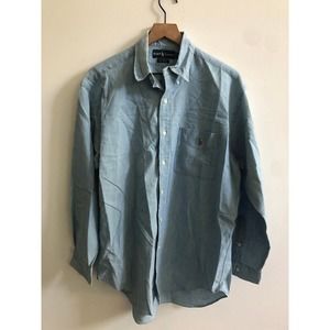 Polo Ralph Lauren light denim blue dress shirt